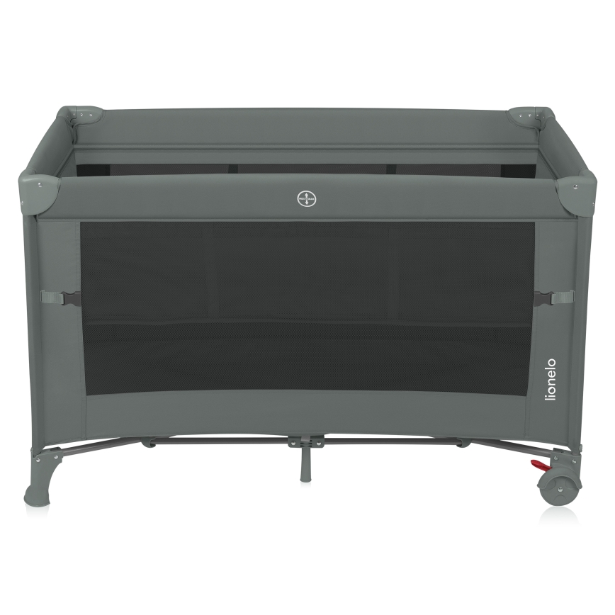 Lionelo - Łóżeczko turystyczne 3w1 ELLEN szałwiowe