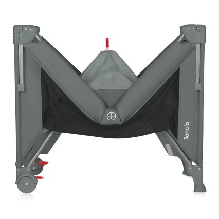 Lionelo - Łóżeczko turystyczne 3w1 ELLEN szałwiowe