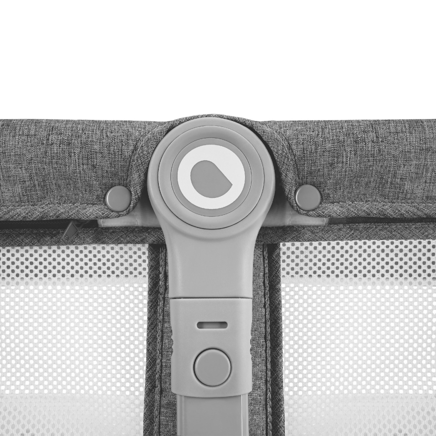 Lionelo - Łóżeczko turystyczne 3w1 MALIN Szary Kamień