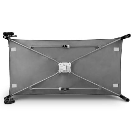 Lionelo - Łóżeczko turystyczne FLOWER Szary Scandi