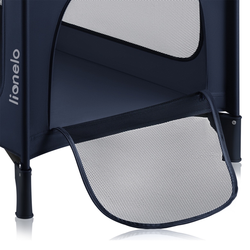 Lionelo - Łóżeczko turystyczne JASMIN EASY FOLD Granatowy