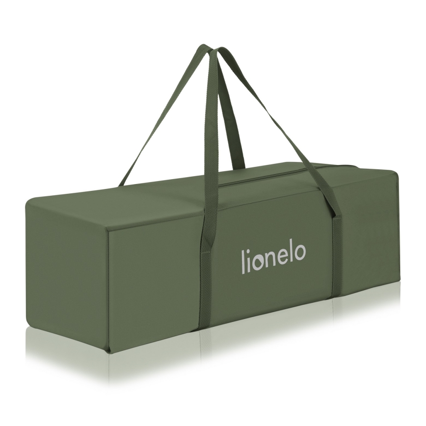Lionelo - Łóżeczko turystyczne JASMIN EASY FOLD Oliwkowe