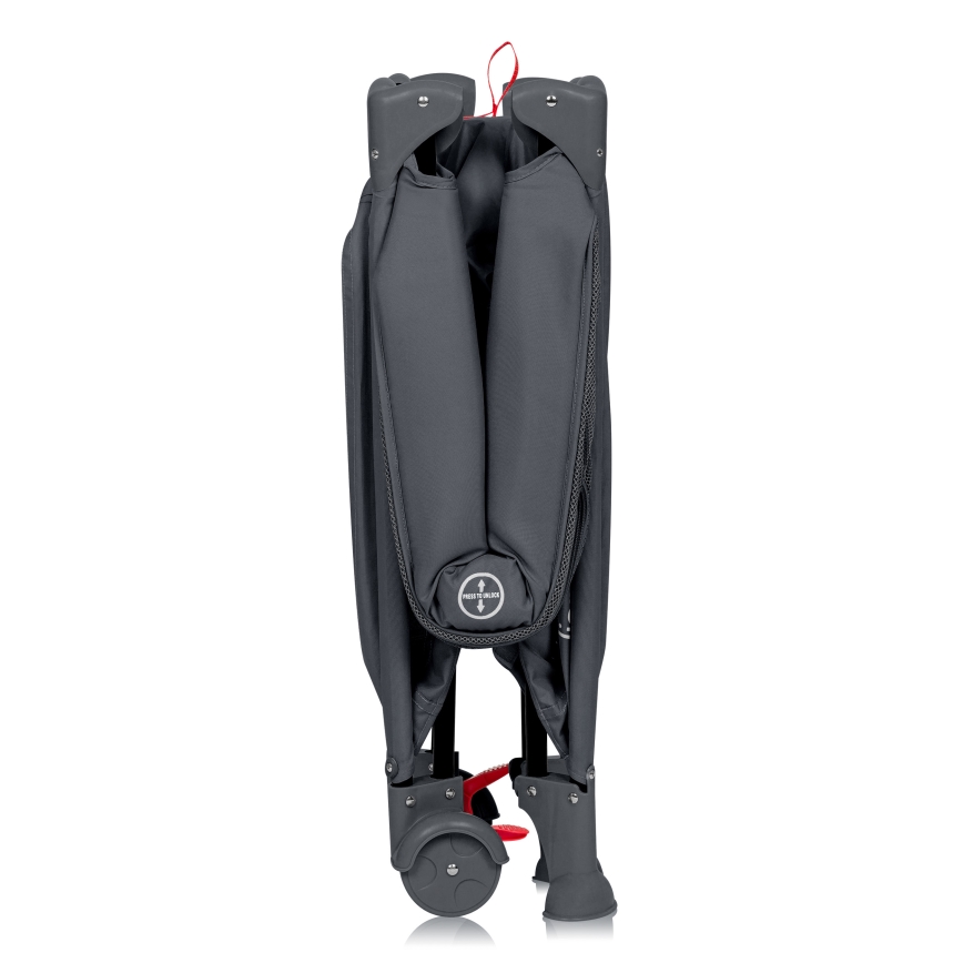 Lionelo - Łóżeczko turystyczne LAURA Betonowo-szary