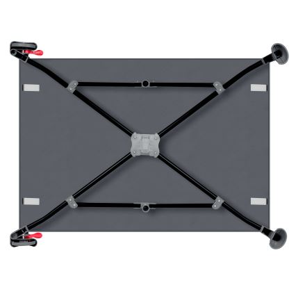 Lionelo - Łóżeczko turystyczne LAURA Betonowo-szary