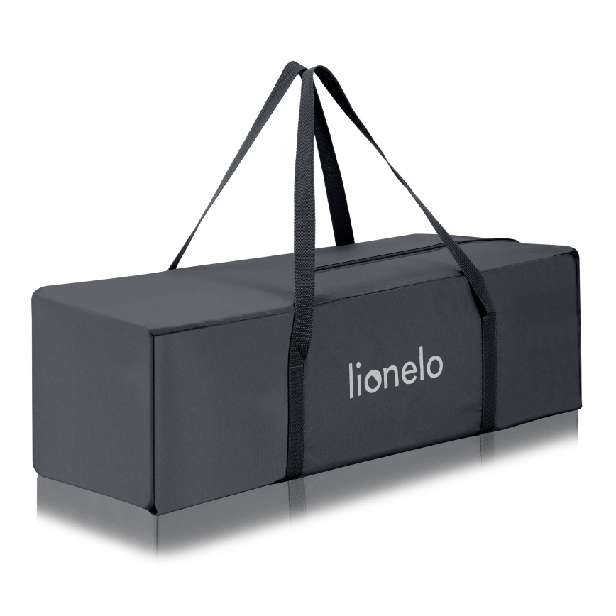 Lionelo - Łóżeczko turystyczne LAURA Betonowo-szary