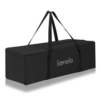 Lionelo - Łóżeczko turystyczne LAURA Black Carbon