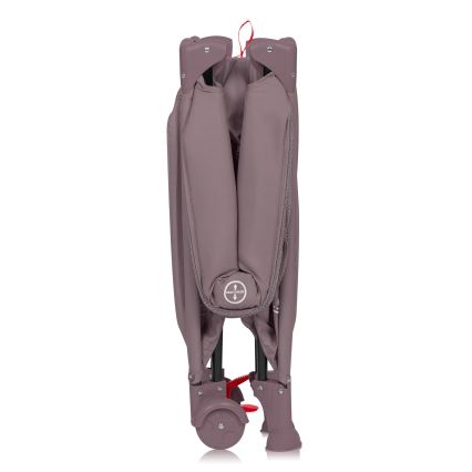 Lionelo - Łóżeczko turystyczne LAURA Różowy nude