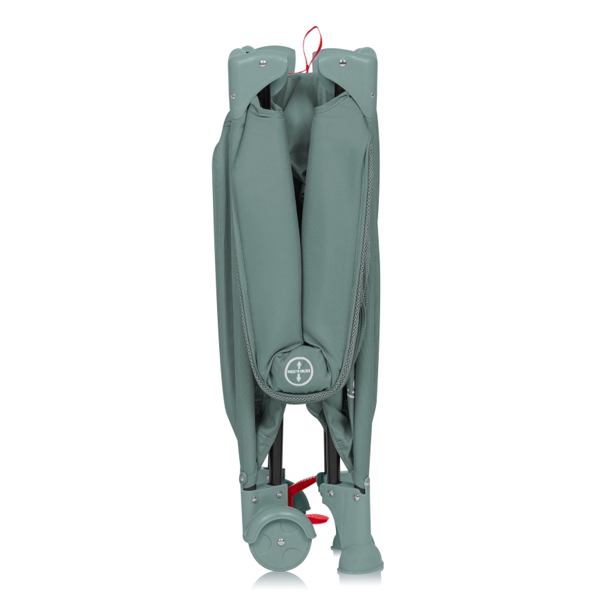 Lionelo - Łóżeczko turystyczne LAURA Zielona szałwia