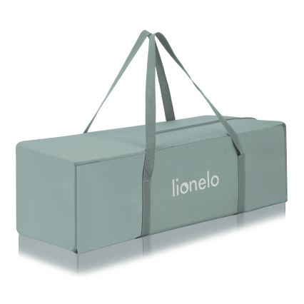 Lionelo - Łóżeczko turystyczne LAURA Zielona szałwia