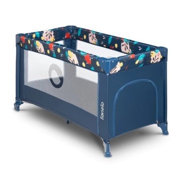 Lionelo - Łóżeczko turystyczne STEFI ciemnoniebieskie