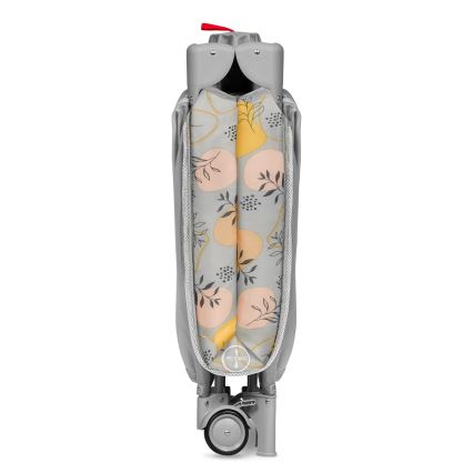 Lionelo - Łóżeczko turystyczne STEFI PLUS różowo-żółte