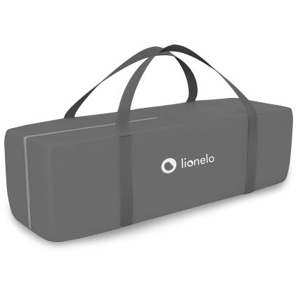 Lionelo - Łóżeczko turystyczne STEFI PLUS Szare wielokolorowe