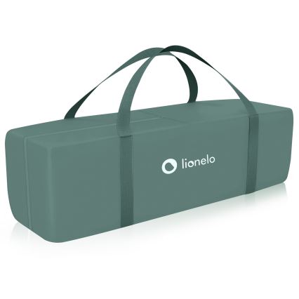 Lionelo - Łóżeczko turystyczne STEFI PLUS w kolorze oliwkowym