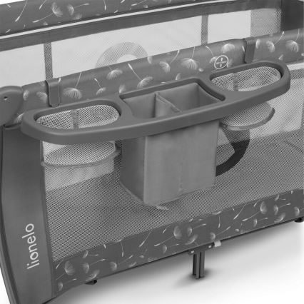 Lionelo - Łóżeczko turystyczne SVEN PLUS szare