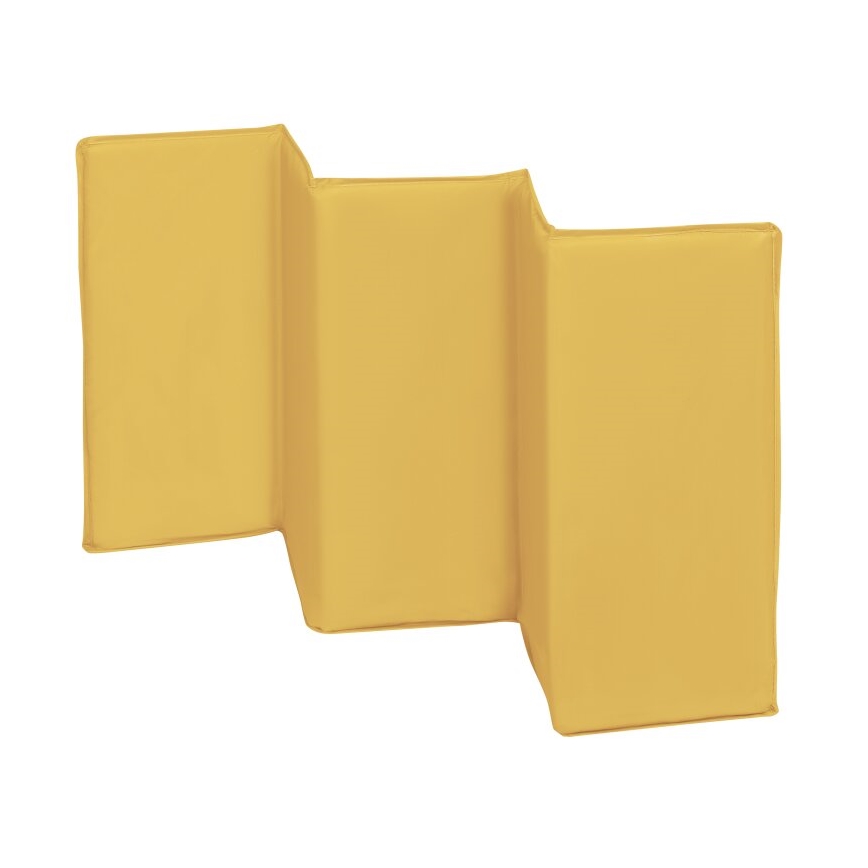 Lionelo - Łóżeczko turystyczne SVEN PLUS szare/żółte