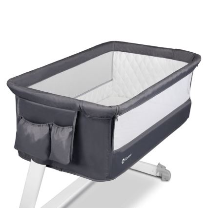 Lionelo - Łóżeczko turystyczne THEO Ciemnoszare