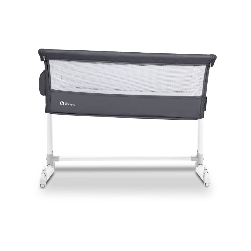 Lionelo - Łóżeczko turystyczne THEO Ciemnoszare