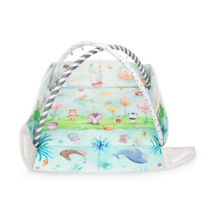 Lionelo - Mata do zabawy dla dzieci ANIKA Natural