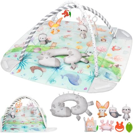 Lionelo - Mata do zabawy dla dzieci ANIKA Natural