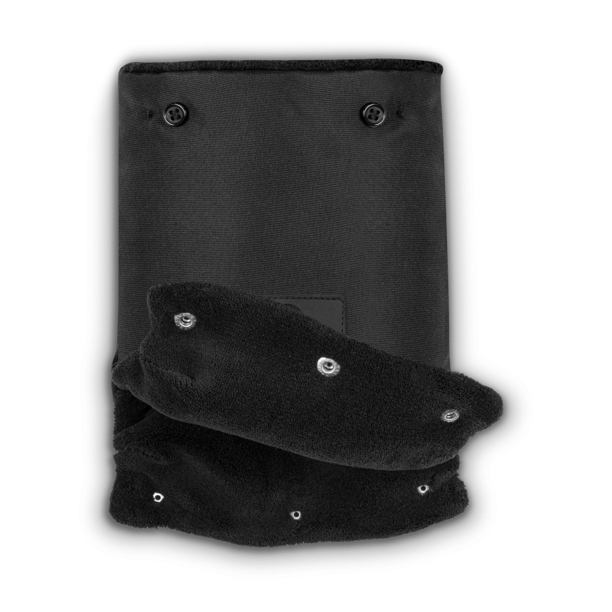 Lionelo - Mufki na wózek HANDMUFF Black