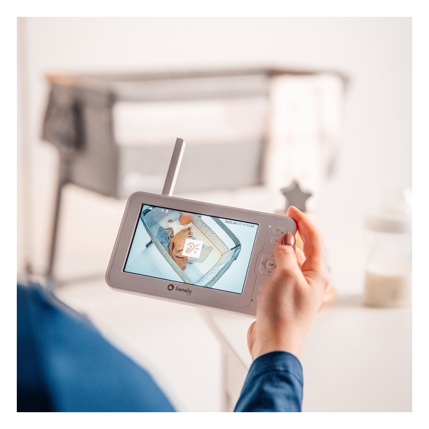 Lionelo - Niania elektroniczna z monitorem BABYLINE 6.2 5V 3600 mAh