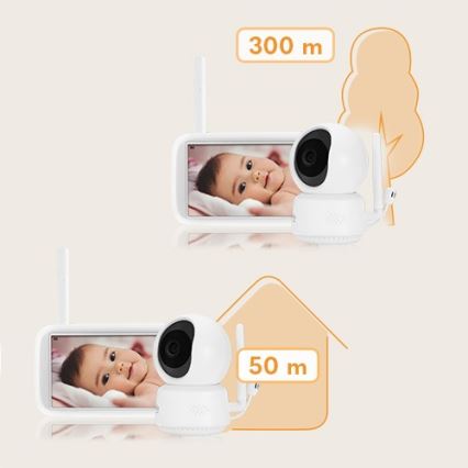 Lionelo - Niania elektroniczna z monitorem BABYLINE 9.1, 5 V, 3600 mAh