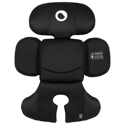Lionelo - Obrotowy fotelik samochodowy z bazą BASTIAAN i-Size 40-150 cm Czarny Carbon