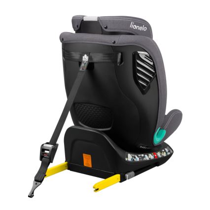 Lionelo - Fotelik samochodowy z obrotową bazą BASTIAAN ONE i-Size 40-150 cm Grey Stone