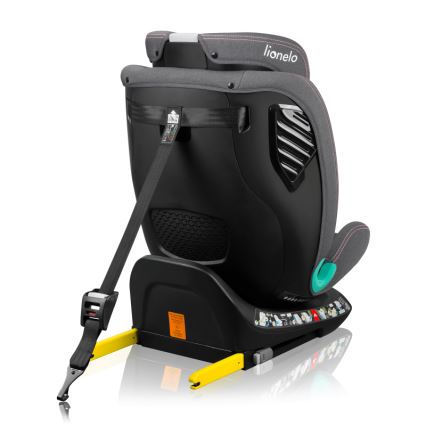 Lionelo - Obrotowy fotelik samochodowy z bazą BASTIAAN ONE i-Size 40-150 cm Pink Rose