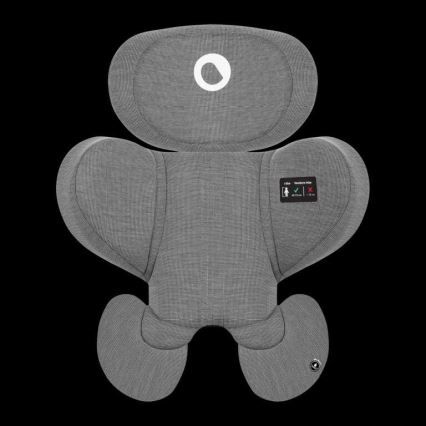 Lionelo - Obrotowy fotelik samochodowy z bazą HARMONY i-Size 40-150 cm szary