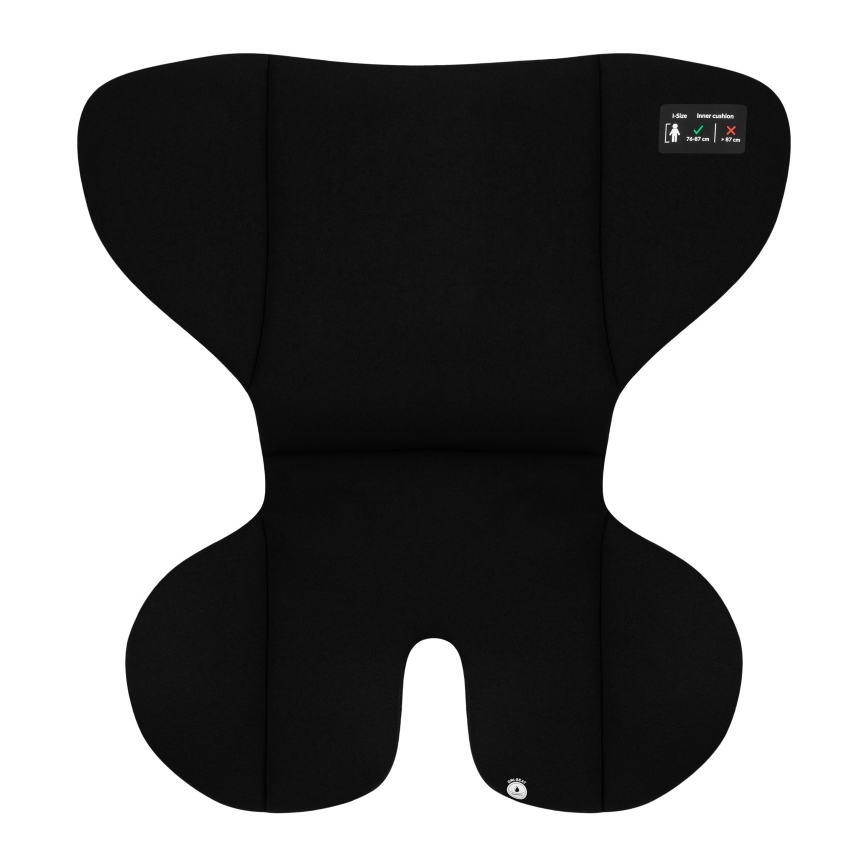 Lionelo - Obrotowy fotelik samochodowy z bazą LAVENDER i-Size 76-150 cm Czarny Karbon