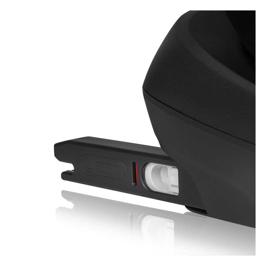 Lionelo - Obrotowy fotelik samochodowy z bazą LAVENDER i-Size 76-150 cm Szary Kamień