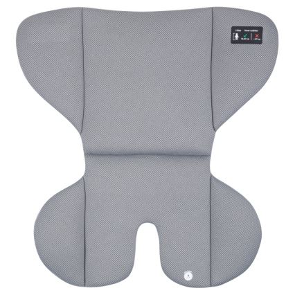 Lionelo - Obrotowy fotelik samochodowy z bazą LAVENDER i-Size 76-150 cm Szary Kamień