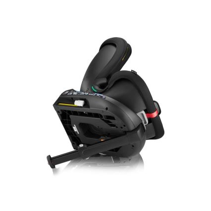 Lionelo - Obrotowy fotelik samochodowy z bazą NAVY i-Size 40-150 cm czarny/czerwony