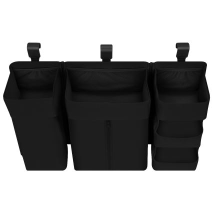 Lionelo - Organizer do łóżeczka 3 w 1 SIDEPOCKET czarny