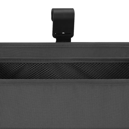 Lionelo - Organizer do łóżeczka 3 w 1 SIDEPOCKET Szary