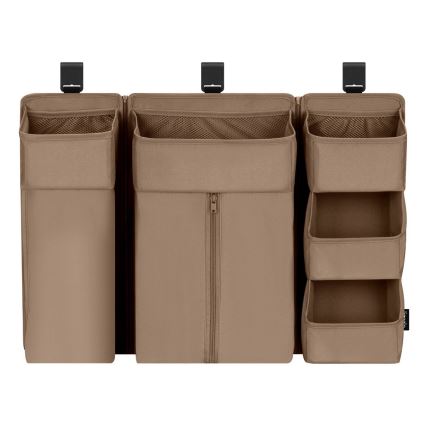 Lionelo - Organizer do łóżeczka 3w1 SIDEPOCKET Beżowy
