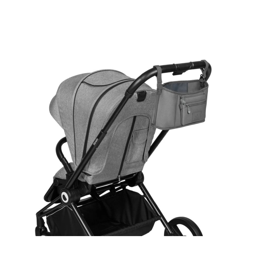 Lionelo - Organizer do wózka LITTLE CUBE Grey Stone