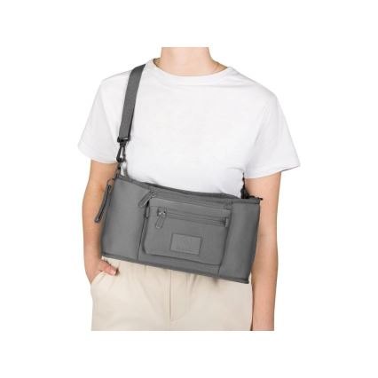 Lionelo - Organizer do wózka LITTLE CUBE Grey Stone
