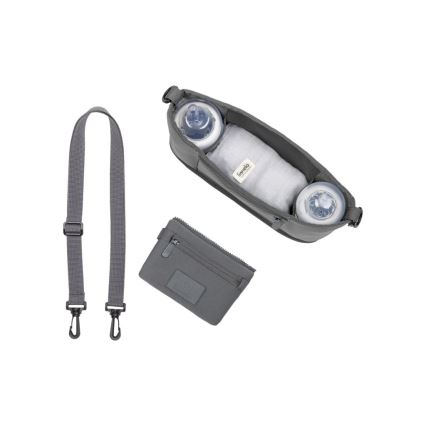 Lionelo - Organizer do wózka LITTLE CUBE Grey Stone