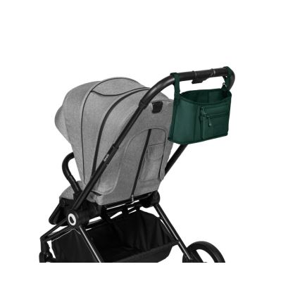 Lionelo - Organizer na wózek LITTLE CUBE Green Forest
