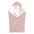Lionelo - Otulacz do fotelika samochodowego TRAVEL SWADDLE 90x90 cm Beżowa Magnolia