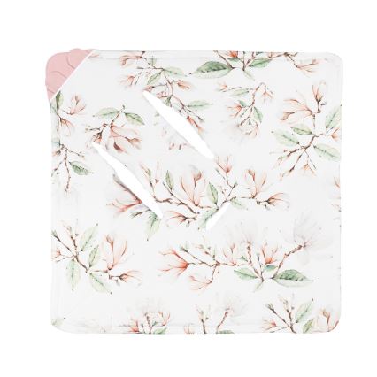 Lionelo - Otulacz do fotelika samochodowego TRAVEL SWADDLE 90x90 cm Beżowa Magnolia