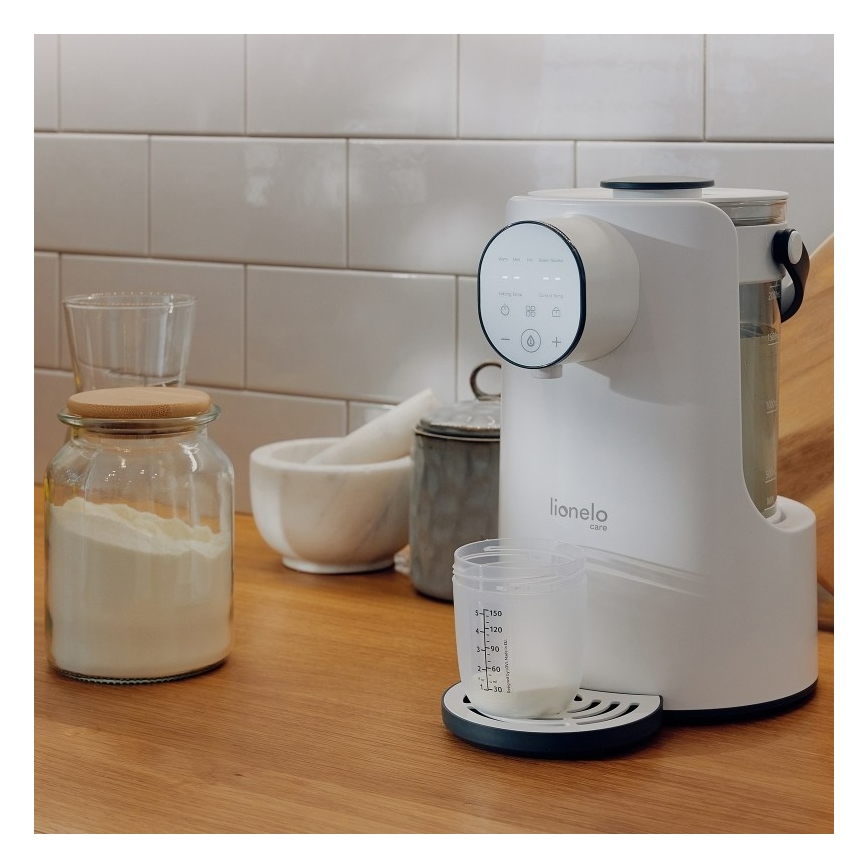 Lionelo - Podgrzewacz do butelek BABYPRESTO 1000W/230V biały