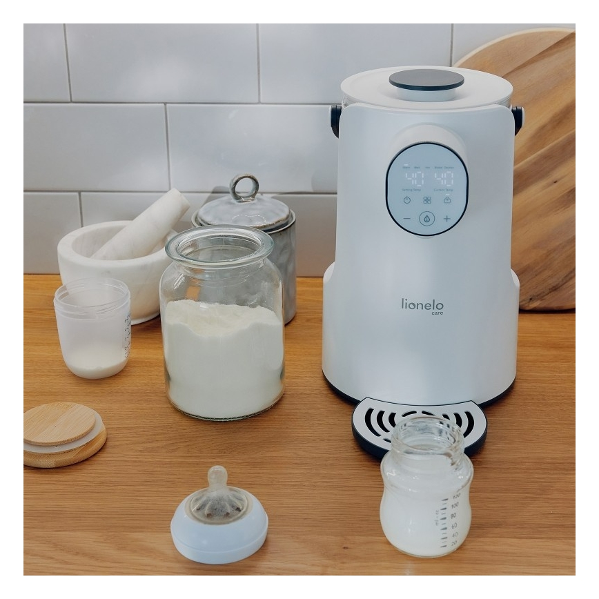Lionelo - Podgrzewacz do butelek BABYPRESTO 1000W/230V biały