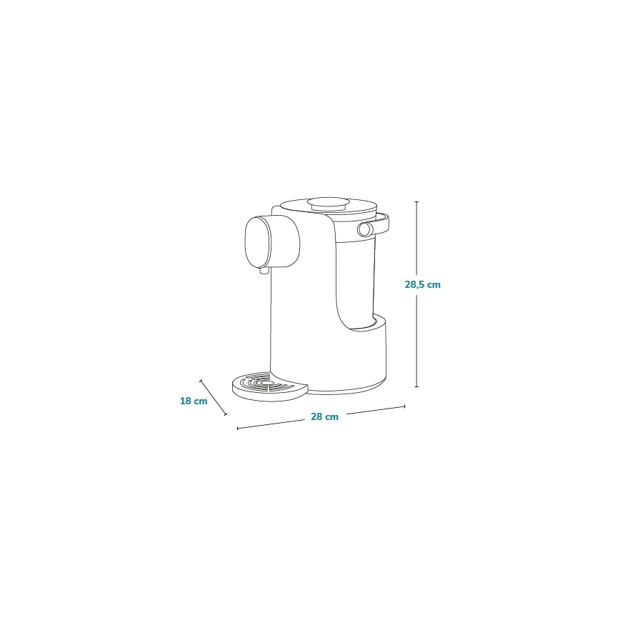 Lionelo - Podgrzewacz do butelek BABYPRESTO 1000W/230V biały