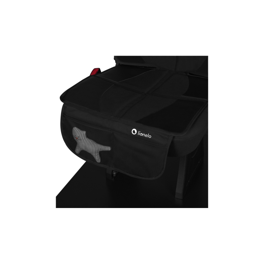 Lionelo - Podkładka pod fotelik samochodowy SIKKER Black Carbon