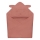Lionelo - Ręcznik dla dzieci z kapturem MUSLIN HOODED TOWEL Czerwony Koral