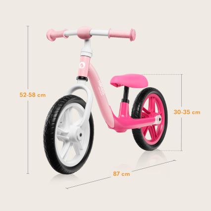 Lionelo - Rowerek biegowy ALEX Bubblegum