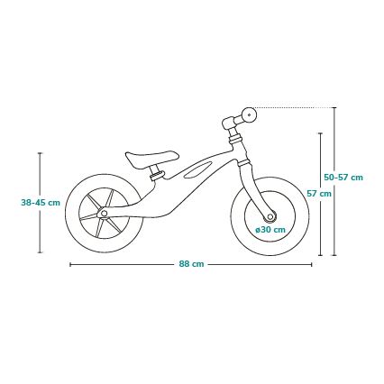 Lionelo - Rowerek biegowy BART fioletowy